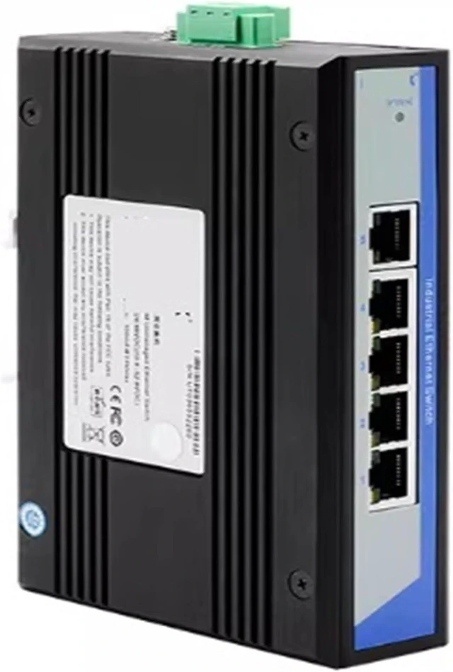 Main image of 5-Port Industrial-Grade Gigabit Ethernet Switch with All-Ethernet Ports UT-60-DC5T Industrial Ethernet Switches