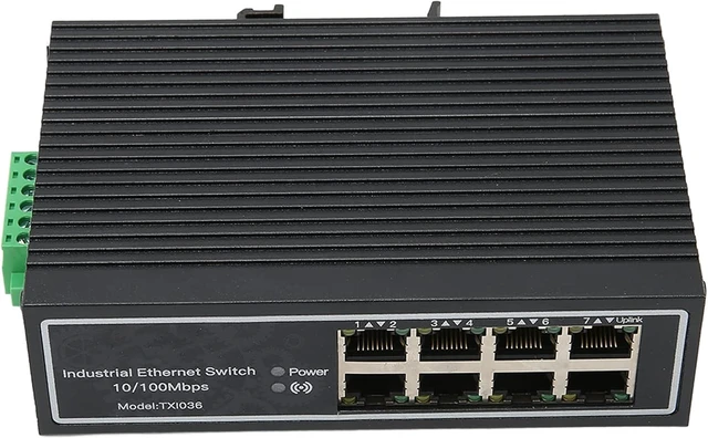 Alt view image 2 of 7 - 8 Port Ethernet Switch with Wide Temp Range