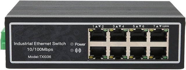 Alt view image 7 of 7 - 8 Port Ethernet Switch with Wide Temp Range