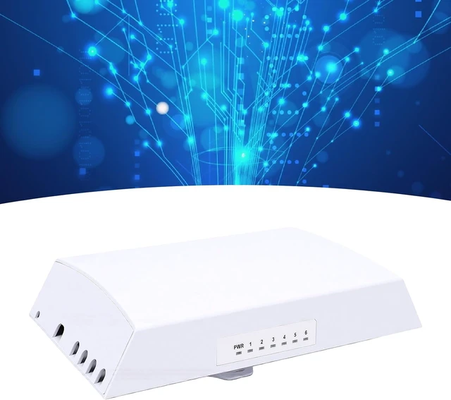 Alt view image 7 of 7 - Pomya 5 Port Gigabit PoE Switch, 250m Long Range, 45W Power