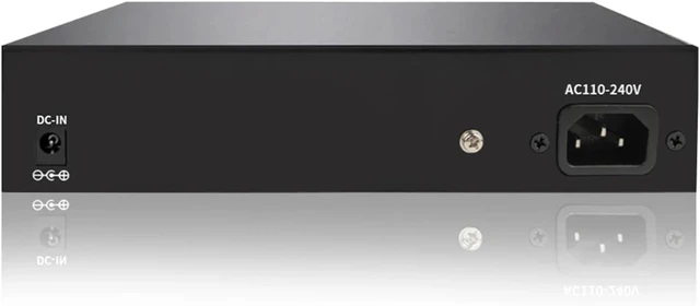 Alt view image 5 of 5 - L2 Managed 8-Port Gigabit PoE with 2 SFP POE Switch Network Equipment