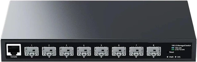 Main image of L3 Managed SFP+ Network Switch,ZX530S-8S 8 Port 10G SFP