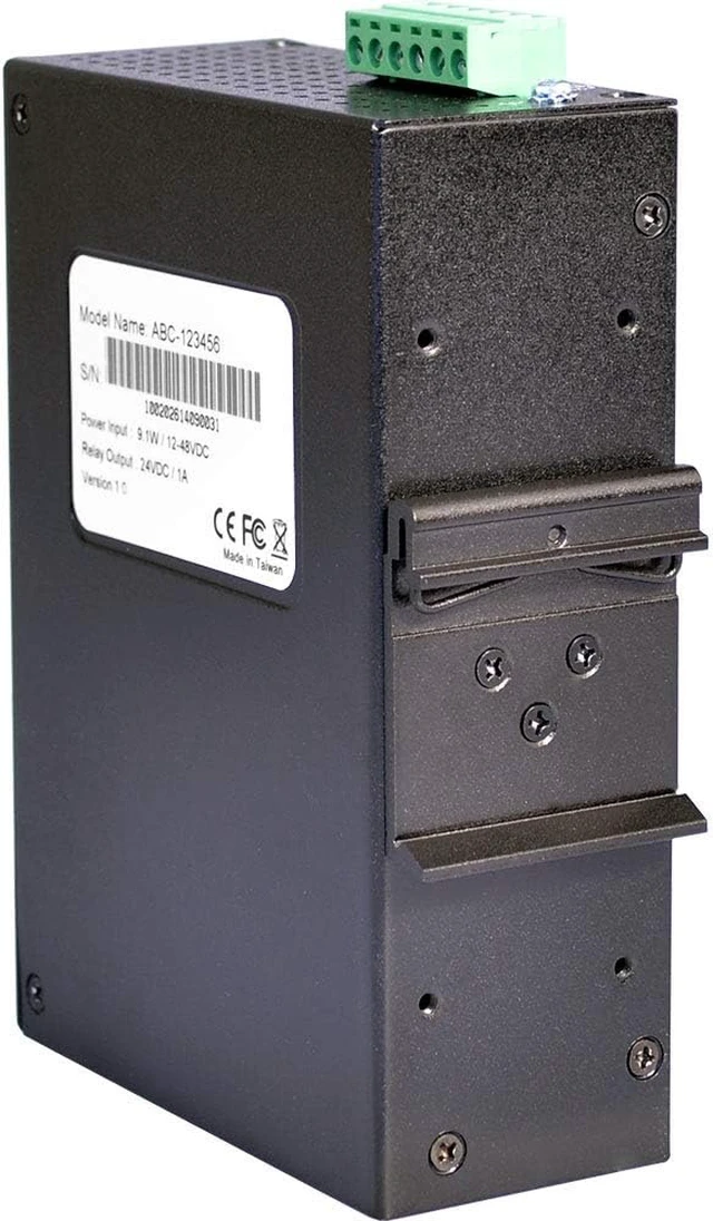 Alt view image 4 of 6 - Antaira LNP-1002G-SFP Industrial-Grade 10-Port PoE Unmanaged Gigabit Ethernet Switch, 2 SFPs, DIN-Rail Mount, -10 to 70°C Operating Temperature, Redundant 48 to 55 VDC Power Input, 5-Year Warranty