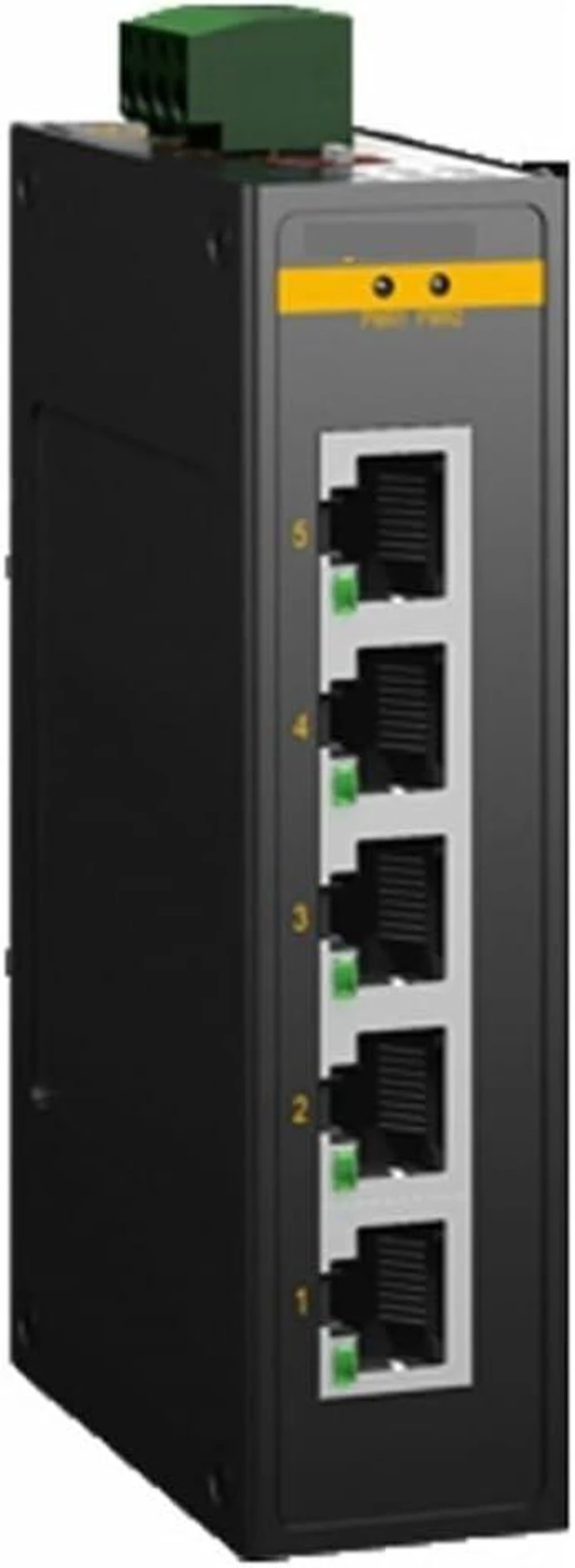 Main image of Industrial-Grade OPAL5G-5GE-LV-LV Rail Ethernet 5-Port Gigabit Network Switch Industrial Ethernet Switches