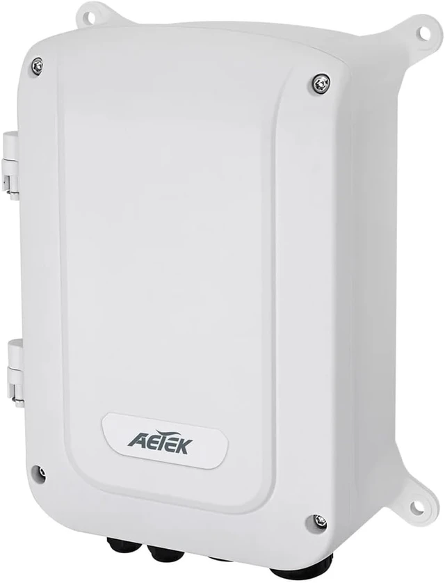 Alt view image 2 of 7 - Outdoor Gigabit PoE+ Switch, TAA Compliant, 4 Port 30W PoE+, 2 RJ45 Uplink, 2 SFP Uplink, IP67 IK10 Aluminum Housing, 150W Power Budget, Unmanaged, 16 Gbps, 6kV/40kV Surge Protection