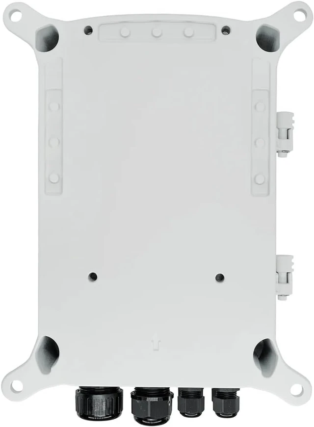 Alt view image 7 of 7 - Outdoor Gigabit PoE+ Switch, TAA Compliant, 4 Port 30W PoE+, 2 RJ45 Uplink, 2 SFP Uplink, IP67 IK10 Aluminum Housing, 150W Power Budget, Unmanaged, 16 Gbps, 6kV/40kV Surge Protection