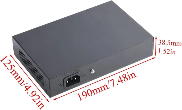 Alt view image 7 of 7 - 11 Port PoE Switch (8 PoE Port + 2 Uplink + 1 SFP) with SC 3KM SFP Modules