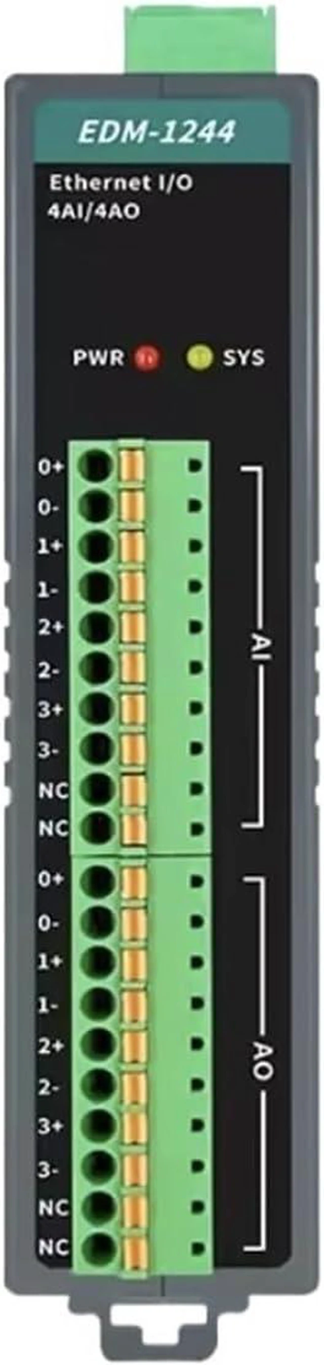 Main image of 1Pcs 10-30V DC 8CH 16CH Din-Rail Switch Acquisition Module 8DI/8DO to Ethernet Modbus(4AI 4AO 10V 1244V)