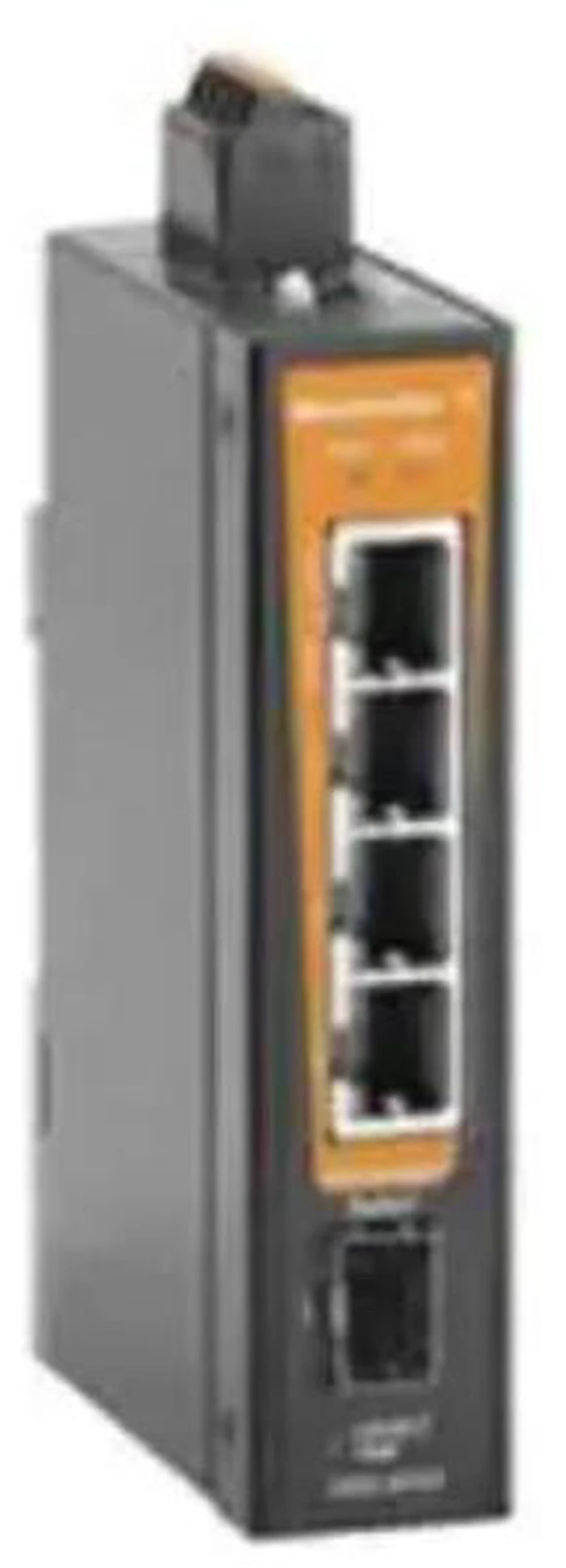 Main image of 2908140000, Unmanaged Ethernet Switches IE-SW-BLB-05-4TX-1FESFP Network Switch, unmanaged, Fast Ethernet, Number of Ports: 4X RJ45, 1x 100BaseSFP Slot, IP30, -40 C...75 C