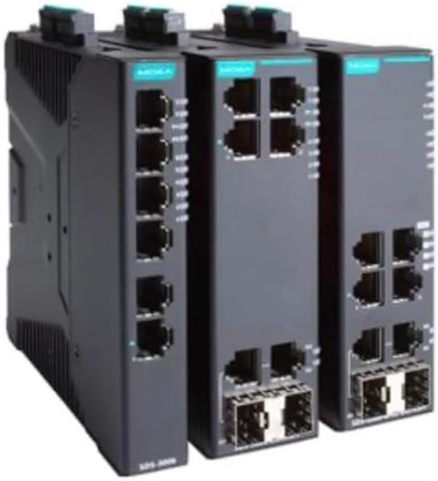 Main image of SDS-3006-T,Compact Industrial Smart Ethernet Switch with 6 Ports, -40 to 75C