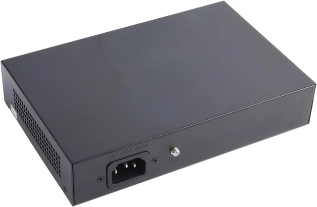 Alt view image 6 of 7 - 10 Port POE Switch, 8 PoE Port and 2 Uplink, 10/100Mbps Ethernet