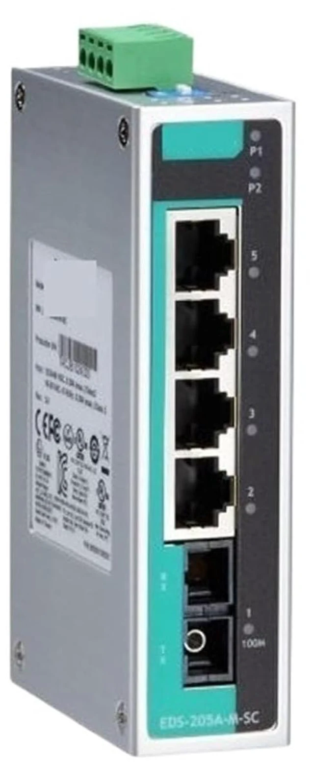 Main image of Unmanaged Industrial Ethernet Switch EDS-205A-S-SC