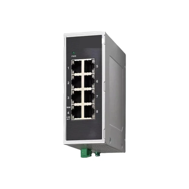 Main image of Original 1pc PLC Industrial Ethernet Switch DVS-008W01 8-Port