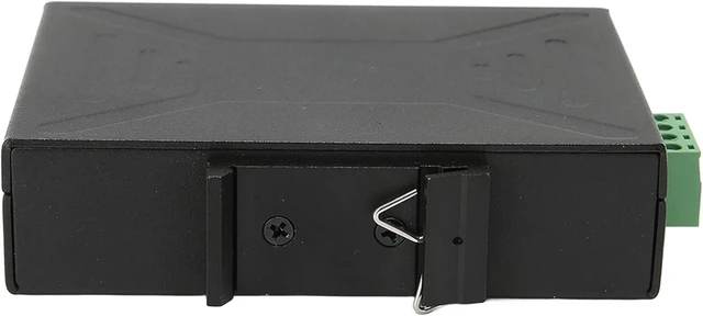 Alt view image 5 of 7 - 5 Port Fast Ethernet Switch, Industrial DIN Rail Mount, 10/100Mbps Auto Adaptive RJ45, Dual Redundant Power, Wide Temperature -40~85°C, Metal Hardened for Harsh Environments