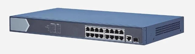 Main image of LTS LTPOE-SW1601EG, 16 Port Gigabit Unmanaged POE Switch, 230W, 1 Combo Port