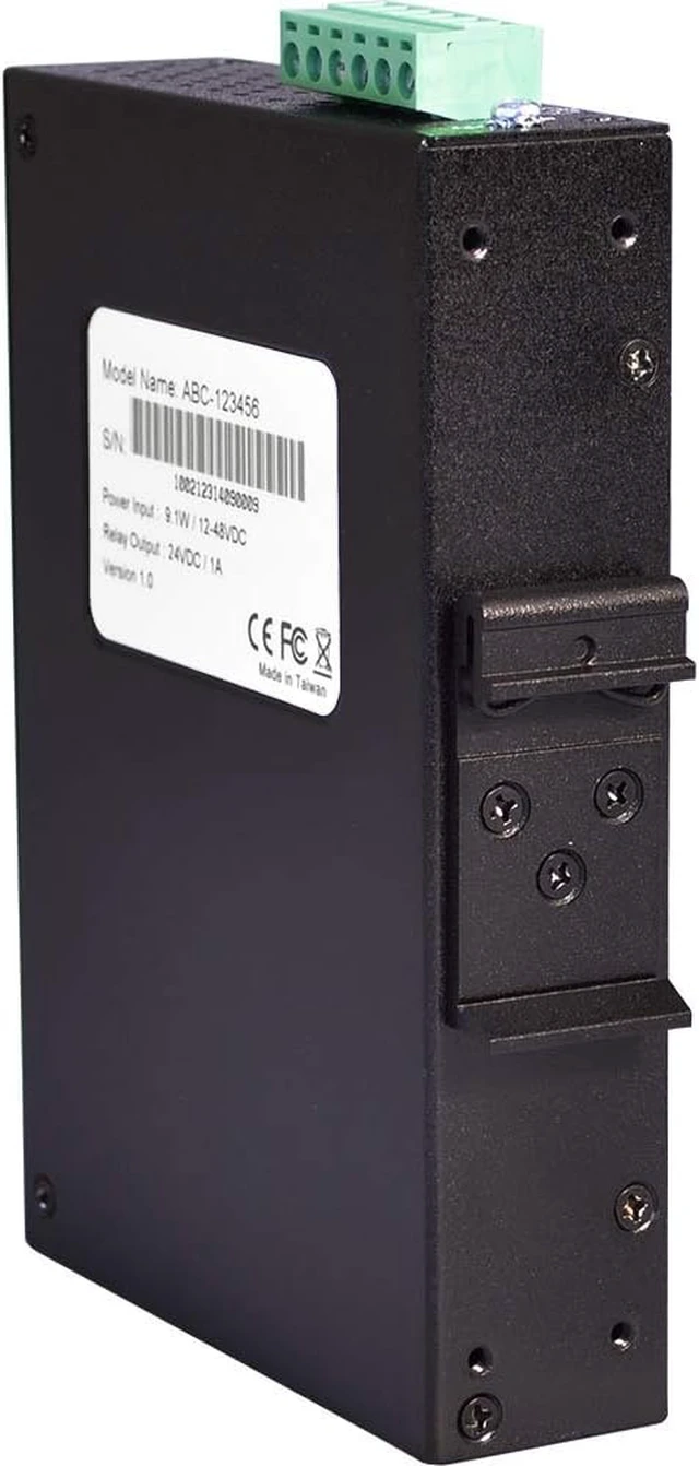 Alt view image 3 of 5 - Antaira LNP-0702C-SFP-T Industrial-Grade 7-Port PoE Unmanaged Gigabit Ethernet Switch, 2 SFPs, DIN-Rail Mount, -40 to 75°C Operating Temperature, Redundant 48 to 55 VDC Power Input, 5-Year Warranty