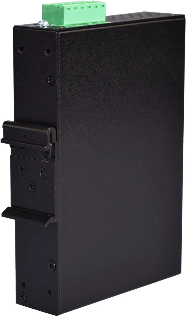 Alt view image 4 of 6 - Antaira LNX-0601G-SFP-T Industrial-Grade 6-Port Unmanaged Gigabit Ethernet Switch, 1 SFP Slot, DIN-Rail Mount, -40 to 75°C Operating Temperature, Redundant 12 to 48 VDC Power Input