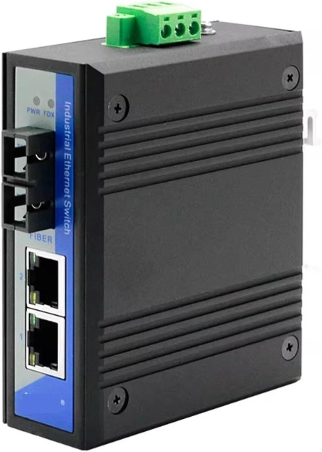 Main image of 1 Fiber, 2 Ethernet: Industrial-Grade Fiber-Ethernet Switch UT-60-D2T1SC Industrial Ethernet Switches