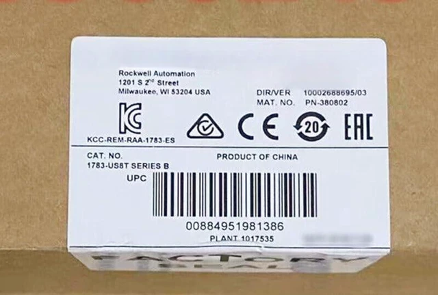 Main image of New 1783-US8T Ethernet Switch Unmnged 1783US8T