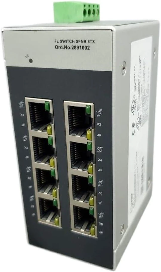 Main image of 1PCS Ethernet Switch FL Switch SFNB 8TX 2891002 8-Port 10/100Mbps with 1 Year Warranty