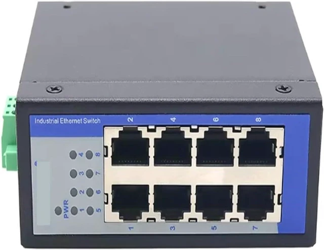 Main image of 8-Port Gigabit Unmanaged Ethernet Switch UT-60-DCA8GT Industrial Ethernet Switches