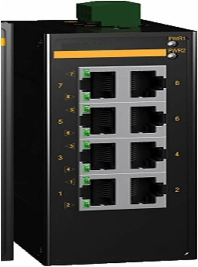 Main image of Industrial-Grade OPAL8G-8GE-LV-LV Rail Ethernet 8-Port Gigabit Network Switch Industrial Ethernet Switches