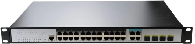 Main image of Business Ethernet switches L2+ 24/48-Port 10/100/1000T + 4-Port 100/1000X SFP Managed Switch,802.3at PoE Optional(24RJ45 4SFP)