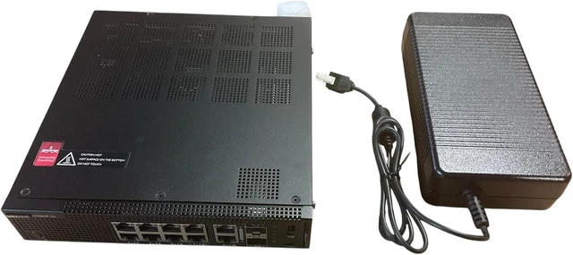 Alt view image 2 of 7 - EMC N1108EP-ON 8-Port 1G PoE Pass-Through 2-Port SFP Switch YXHXC