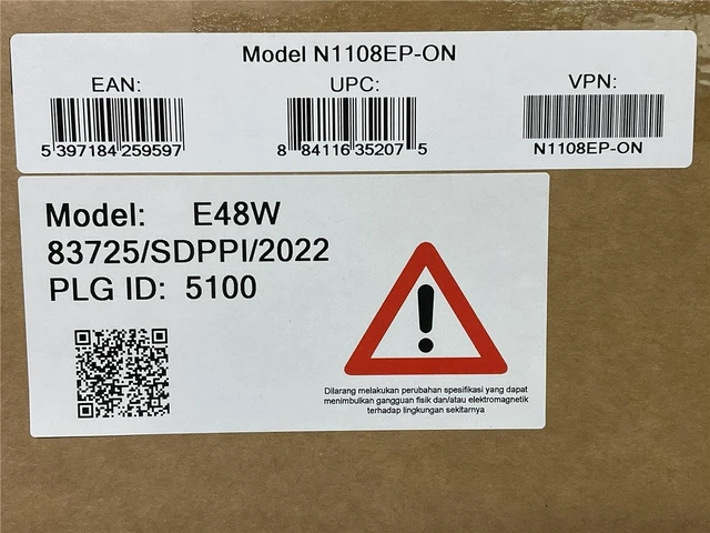 Alt view image 7 of 7 - EMC N1108EP-ON 8-Port 1G PoE Pass-Through 2-Port SFP Switch YXHXC