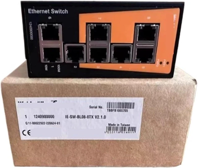 Main image of Industrial Ethernet Switch 1240900000 IE-SW-BL08-8TX Suitable for Industrial Factories
