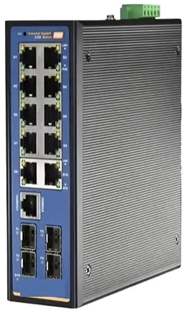 Alt view image 2 of 2 - 14 Port Gigabit Ethernet Switch IPS50824FM