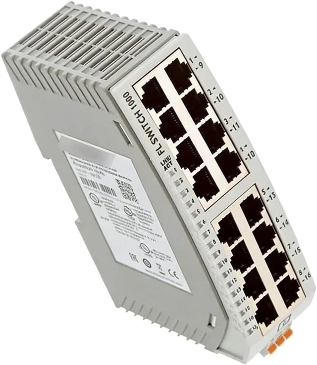 Main image of FL Switch 1016N, Ethernet Switch, 16 RJ45 Ports, Auto-Negotiation Data Transfer Rate, 1 Unit Unopened