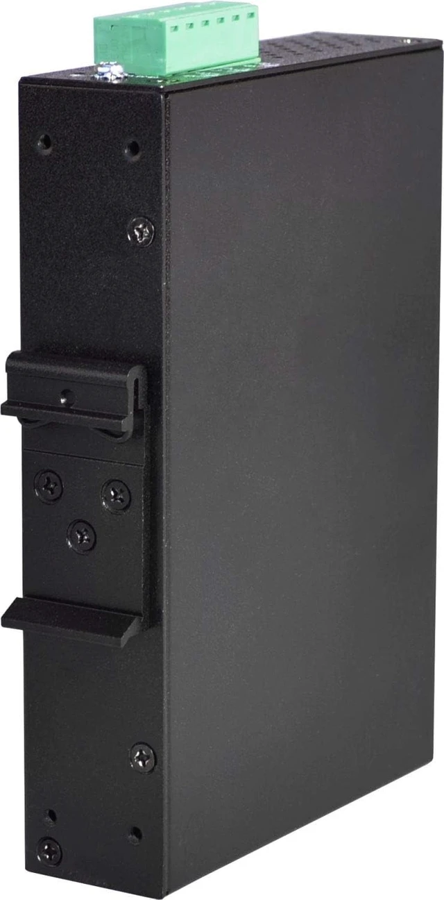 Alt view image 3 of 5 - Antaira LNP-0702G-SFP Industrial-Grade 7-Port PoE Unmanaged Gigabit Ethernet Switch, 2 SFPs, DIN-Rail Mount, -10 to 70°C Operating Temperature, Redundant 48 to 55 VDC Power Input, 5-Year Warranty