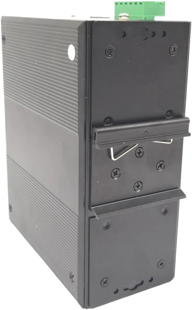 Alt view image 3 of 5 - Industrial Din Rail Switch Gigabit Ethernet Industrial Managed (PoE) Ethernet Switch: 24-Port10/100/1000, 24 Ports Gigabit Ethernet Switch Suppot DIN-Rail Mount(PoE Type)