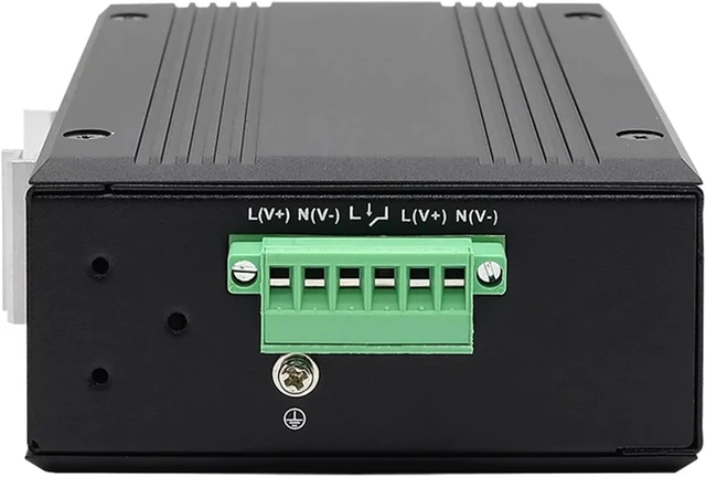 Alt view image 6 of 6 - 1PCS Industrial Grade 8 Ports RJ45 Network Unmanaged POE Ethernet Switch 2 Gigabit Optical Fiber 1000M SEP SC UT-6428-POE(UT-6428-8T-2GSC-POE)