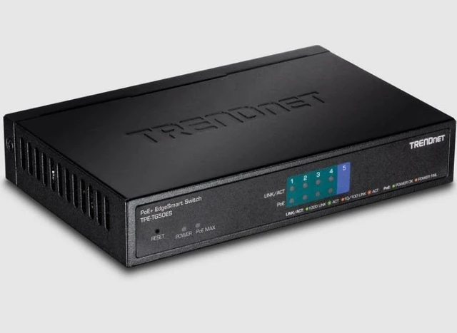Main image of TPE-TG50ES - 5-Port Gigabit EdgeSmart PoE+ Switch (31W)