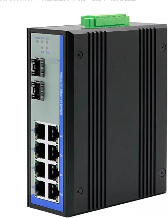 Main image of Industrial-Grade Ethernet Optical Switch UT-60-D8GT2GP with SFP Ports Industrial Ethernet Switches