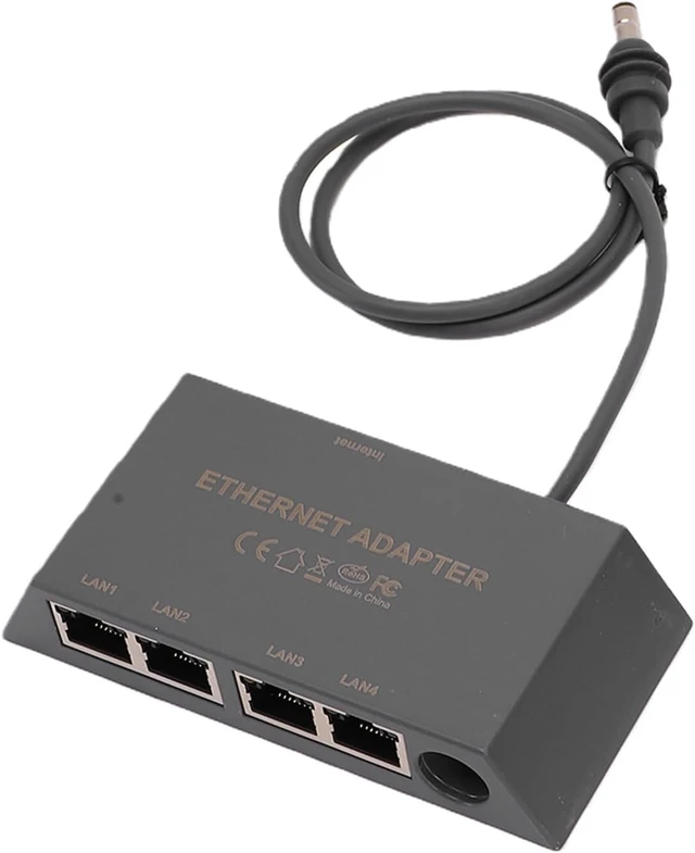 Alt view image 3 of 7 - Jeffergarden 4 Port Gigabit Network Switch, 0.5m Cable Plug and Play