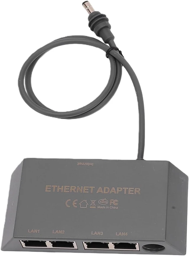 Alt view image 4 of 7 - Jeffergarden 4 Port Gigabit Network Switch, 0.5m Cable Plug and Play