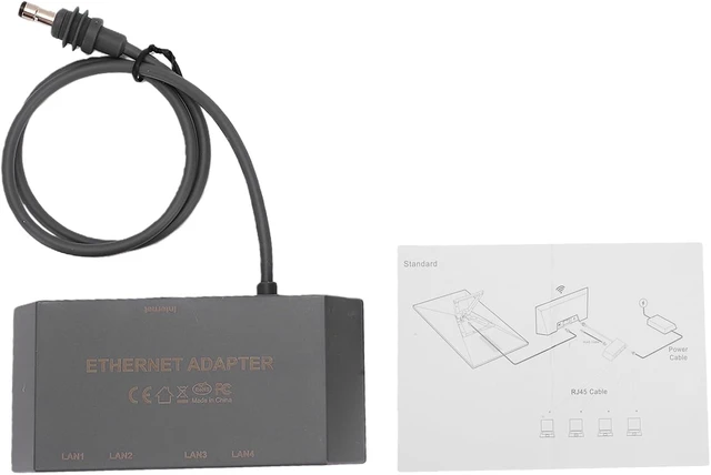 Alt view image 5 of 7 - Jeffergarden 4 Port Gigabit Network Switch, 0.5m Cable Plug and Play