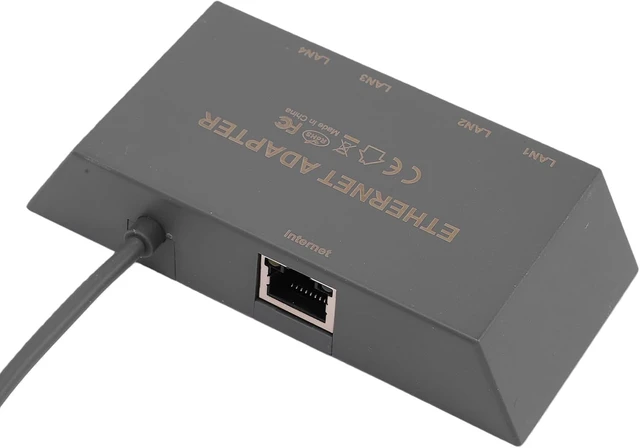 Alt view image 6 of 7 - Jeffergarden 4 Port Gigabit Network Switch, 0.5m Cable Plug and Play