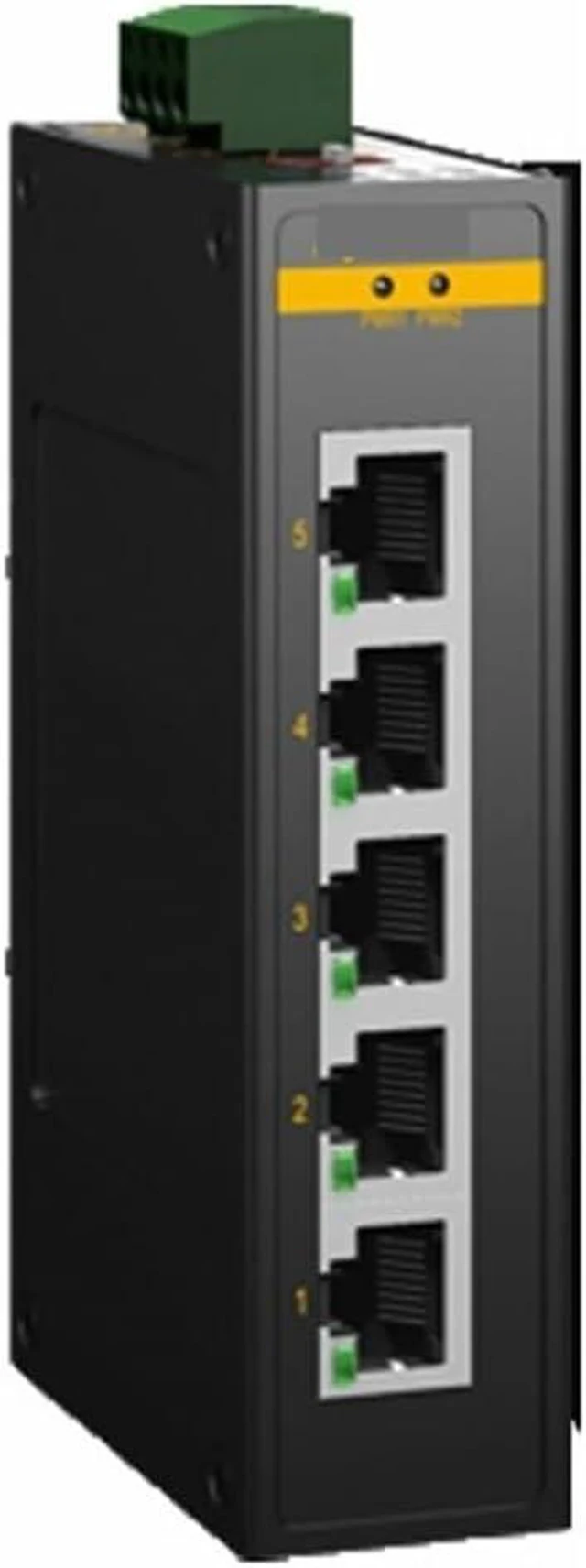Main image of Industrial-Grade OPAL5-5T-LV-LV Rail-Mounted Ethernet 5-Port 100M Network Switch Industrial Ethernet Switches