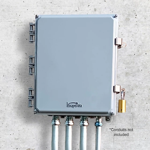 Alt view image 2 of 3 - Inscape Data IP68 Outdoor Unmanaged PoE Switch, LPS940R-300-T1P, 6-Port , 4X PoE Ports, 2X RJ45 1 Gb Uplink, IEEE 802.3bt, 300W, Plug & Play
