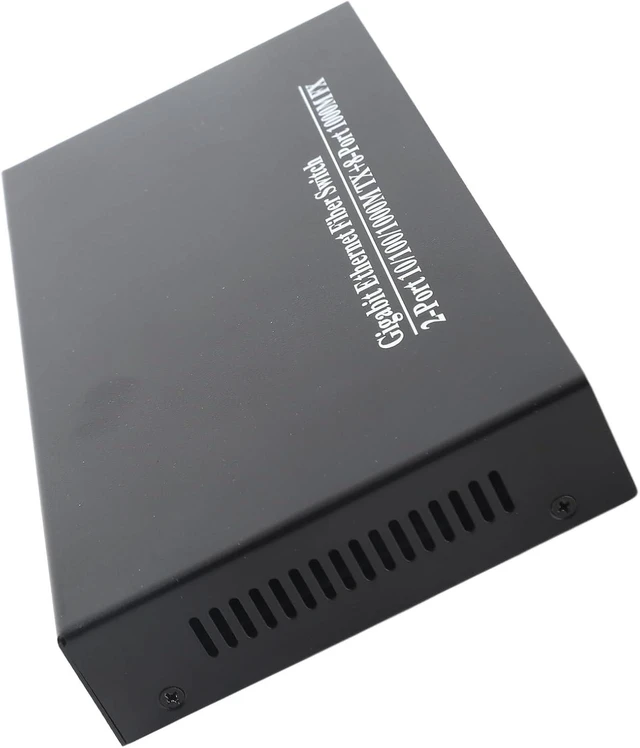 Alt view image 6 of 7 - Gigabit Ethernet Fiber Switch 1.25G SFP Fiber Transceiver 10/100/1000Mbs High Speed Optical Network Converter for Business Home Office Durable Iron Construction Long Distance