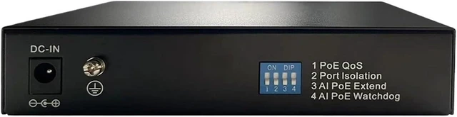 Main image of Unmanaged IEEE802.3AF/FT Gigabit 4 Port PoE Switch with 1G Uplink