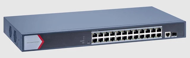 Alt view image 2 of 3 - LTPOE-SWC2401G 24-Port Gigabit Cloud-Enabled Unmanaged PoE Switch 370W Total PoE, 1 Combo Port, Long-Range PoE, Web & Cloud Management