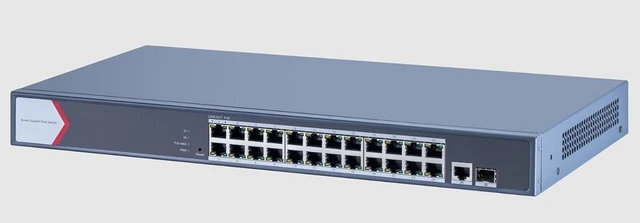 Alt view image 3 of 3 - LTPOE-SWC2401G 24-Port Gigabit Cloud-Enabled Unmanaged PoE Switch 370W Total PoE, 1 Combo Port, Long-Range PoE, Web & Cloud Management
