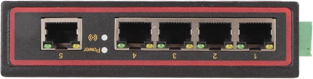 Alt view image 7 of 7 - Jiawu 5 Port Ethernet Switch, Robust Industrial Design