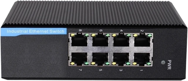 Main image of 8-bit Gigabit Rail-Mounted 1000M Industrial-Grade PoE Switch Industrial Ethernet Switches(V408T-POE)