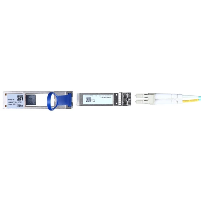 Alt view image 5 of 7 - ipolex QSA Adapter- 100G QSFP28 to 25G SFP28 SFP+ Adapter Converter Module, Compatible for Dell CVR-QSFP28-SFP28, Juniper, Arista, Extreme and More
